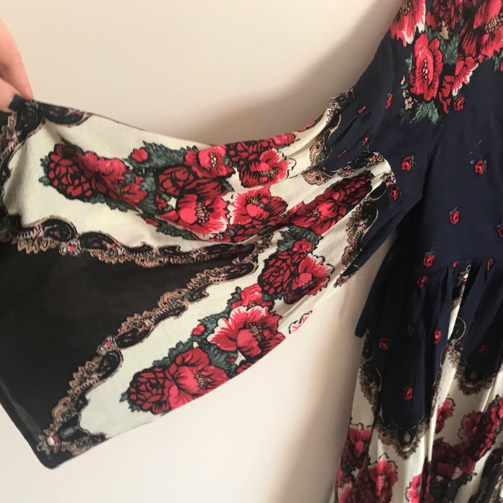 Free people print mini dress